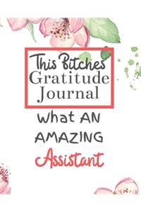 This Bitches Gratitude Journal What An Amazing Assistant