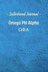 Sisterhood Journal Omega Phi Alpha