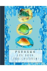 Fishing log book for children