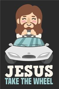 Notizbuch Linien Jesus Take The Wheel