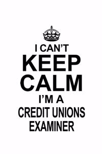 I Can't Keep Calm I'm A Credit Unions Examiner