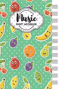 Music Sheet Notebook