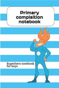 Primary Composition Journal Super Heroes