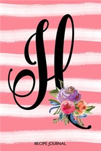 Monogram H Notebook