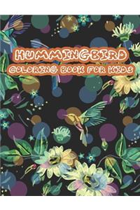 Hummingbird Coloring Book For Kids