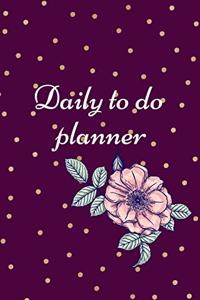 Daily to do planner