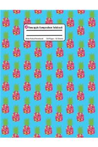 Pineapple Composition Notebook