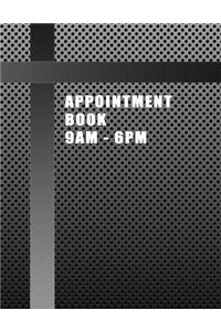 Appointment Book 9am - 6pm