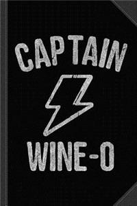 Captain Wine-O Journal Notebook
