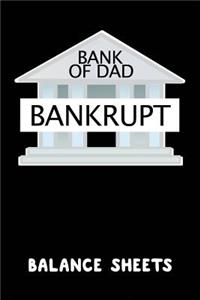 Bank of Dad Bankrupt Balance Sheets