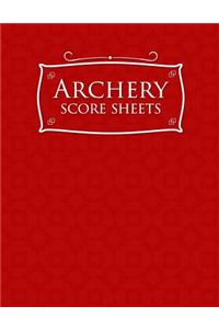 Archery Score Sheets