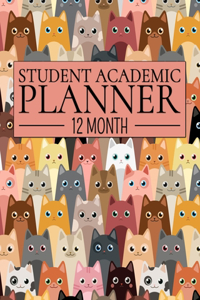 12 Month Student Academic Planner