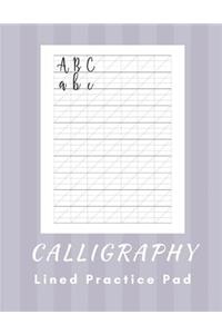 Calligraphy Lined Practice Pad