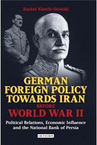 German Foreign Policy Towards Iran Before World War II