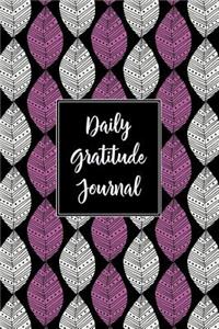 Gratitude Journal Abstract Leaves Pattern 9