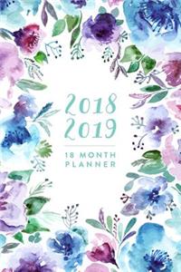 2018 - 2019, 18 Month Planner