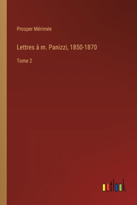 Lettres à m. Panizzi, 1850-1870