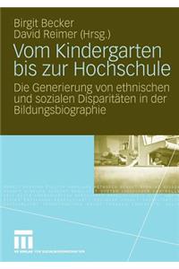 Vom Kindergarten bis zur Hochschule