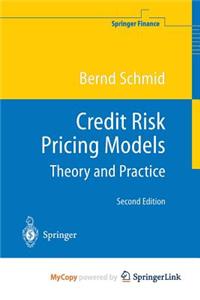 Credit Risk Pricing Models
