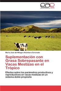 Suplementación con Grasa Sobrepasante en Vacas Mestizas en el Trópico
