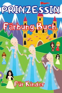 Prinzessin Färbung Buch für Kinder