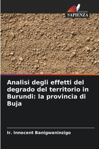 Analisi degli effetti del degrado del territorio in Burundi