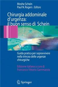 Chirurgia Addominale d'Urgenza: Il Buon Senso Di Schein