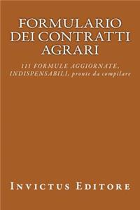 Formulario Dei Contratti Agrari
