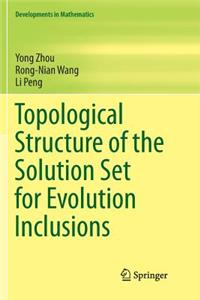 Topological Structure of the Solution Set for Evolution Inclusions