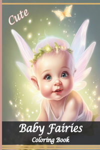 Cute Baby Fairies Coloring Book