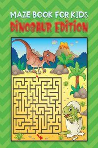 maze book for kids dinosaur edition