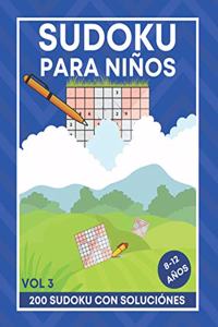 Sudoku Para Niños - 8-12 Años - VOL 3