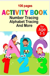Activity book number tracing alphabet tracing and more