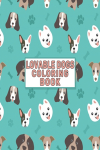 Lovable Dogs Coloring Book