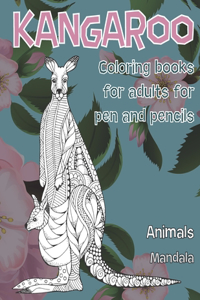 Mandala Coloring Books for Adults for Pen and Pencils - Animals - Kangaroo