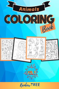 Animals Coloring Book - Vol 5
