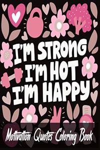 Motivation Quotes Coloring Book