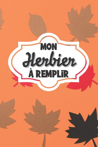 Mon Herbier à remplir