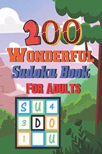 200 wonderful Sudoku Book For Adults