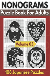 Nonogram Puzzle Book For Adults