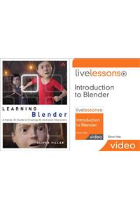 Learning Blender (Book) and Introduction to Blender Livelessons (Video Training) Bundle