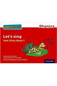 Read Write Inc. Phonics: Let's Sing (Red Ditty Book 7)