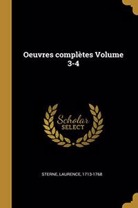 Oeuvres complètes Volume 3-4