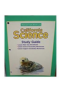 Houghton Mifflin Science California: Study Guide Blm Level 1