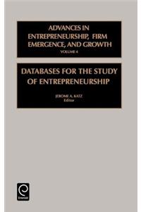 Databases for the Study of Entrepreneurship