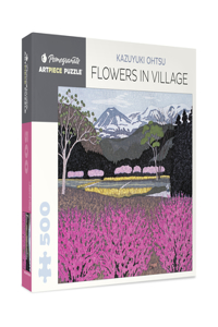 Kazuyuki Ohtsu  Flowers in Village 500 Piece Jigsaw Puzzle
