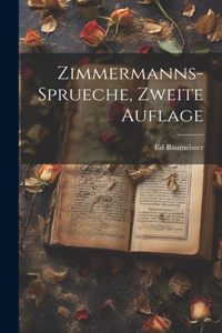 Zimmermanns-Sprueche, zweite Auflage