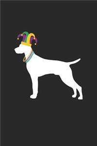 Vizsla Notebook - Mardi Gras Gift for Vizsla Lovers - Vizsla Journal