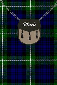 Black Clan Tartan Journal/Notebook