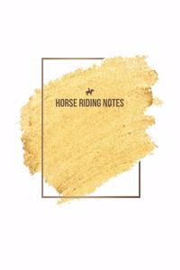Horse Riding Notebook - Horse Riding Journal - Horse Riding Diary - Gift for Equestrian